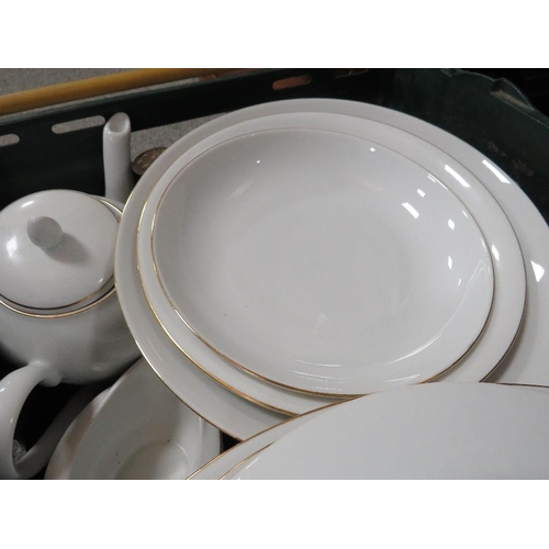 158 - TWO TRAYS OF HARMONY TEA / DINNER WARE