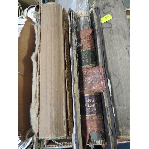 176 - TWO SMALL TRAYS OF VINTAGE BOOKS A/F