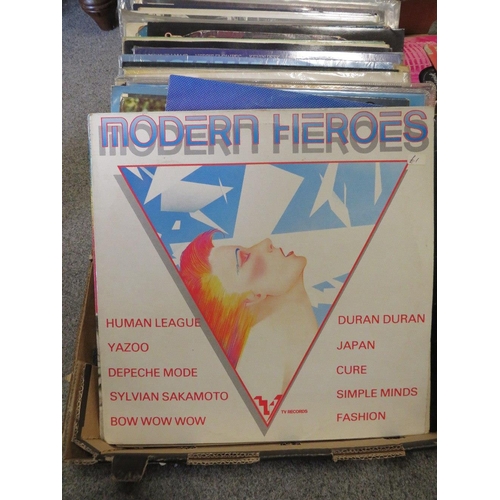 181 - A SELECTION OF LP RECORDS FROM 60'S 70'S 80'S TO INCLUDE DIRE STRAITS, CHICAGO ETC TOGETHER WITH A T... 