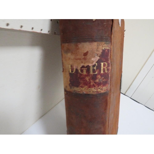 252 - A LARGE VINTAGE LEDGER A/F