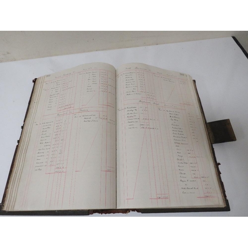 252 - A LARGE VINTAGE LEDGER A/F