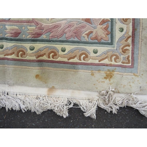 844 - A HUGE CHINESE WOOLLEN RUG 365 X 580 CM A/F