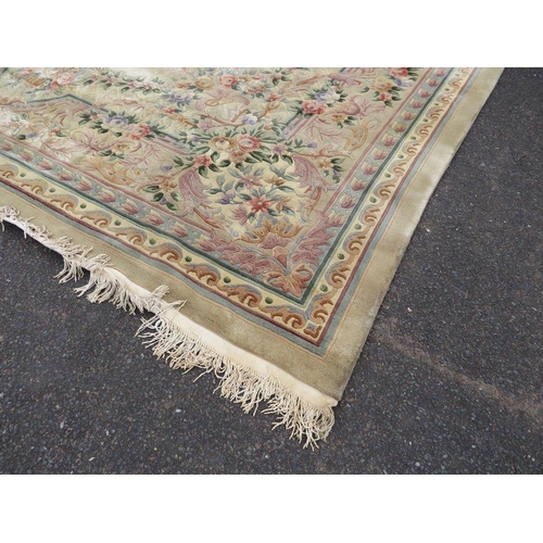 844 - A HUGE CHINESE WOOLLEN RUG 365 X 580 CM A/F