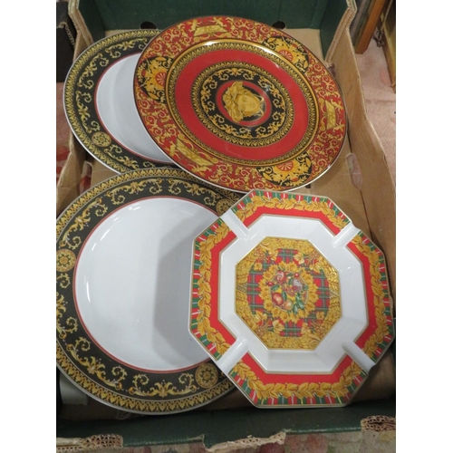 93 - A BOX OF ROSENTHAL VERSACE PLATES