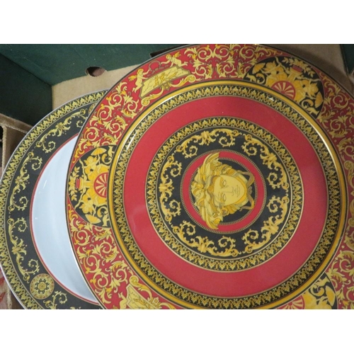 93 - A BOX OF ROSENTHAL VERSACE PLATES