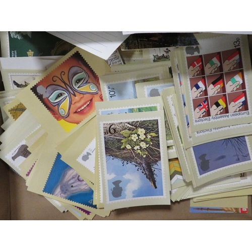 96 - SEVEN BOXES OF POSTCARDS AND FIRST DAY COVERS