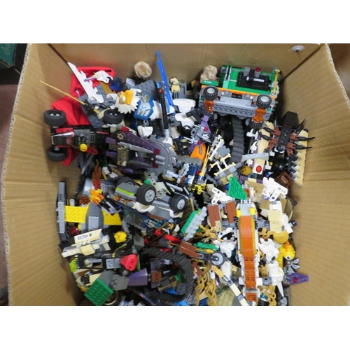 97 - TWO BOXES OF ASSORTED LEGO ETC