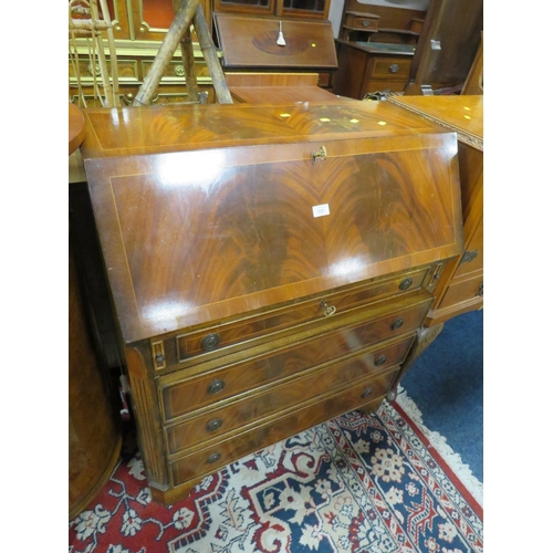 793 - A REPRODUCTION MAHOGANY BUREAU