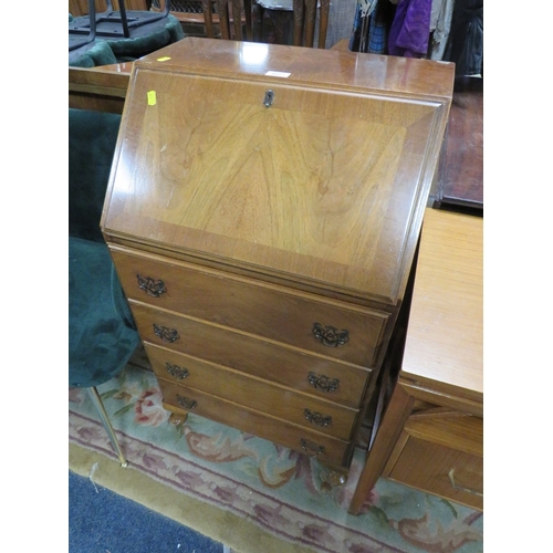 801 - A SMALL REPRODUCTION MAHOGANY BUREAU