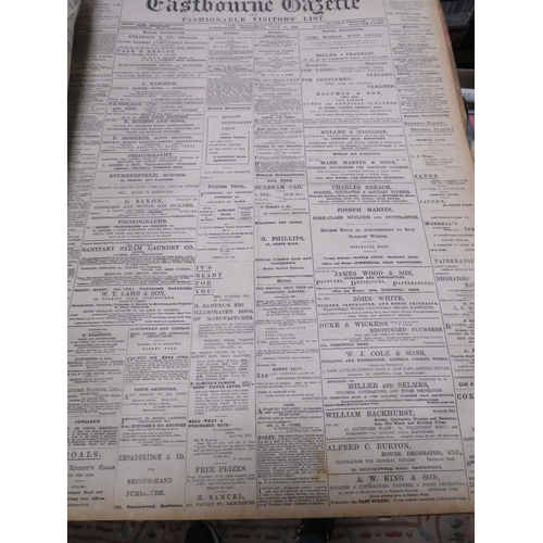 106 - SUSSEX NEWSPAPERS 1898-1918, HASTINGS & ST. LEONARDS OBSERVER 1989, 1914, 1917. HASTINGS  & ST. LEON... 