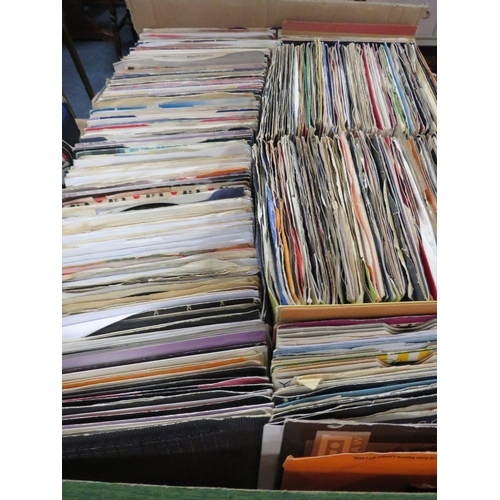 171 - CIRCA FOUR HUNDRED SINGLES RECORDS MAINLY FROM THE 60'S 70'S 80'S AND 90'S