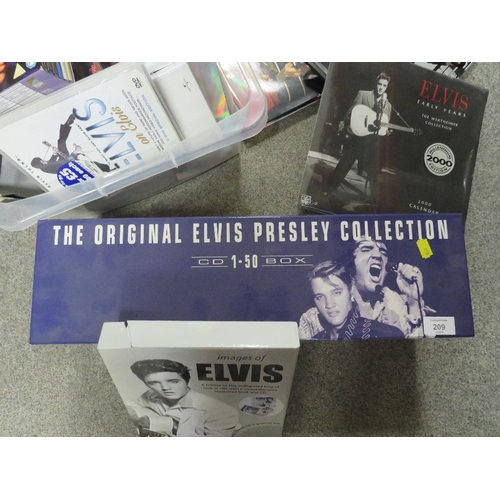 209 - A QUANTITY OF ELVIS COLLECTABLE'S