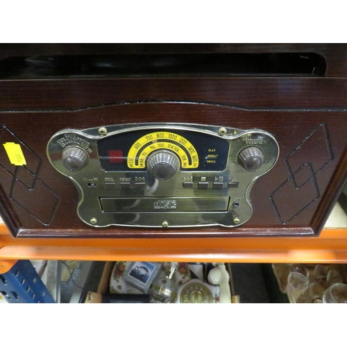 221 - A MODERN RETRO STYLE CD/ RADIO SYSTEM