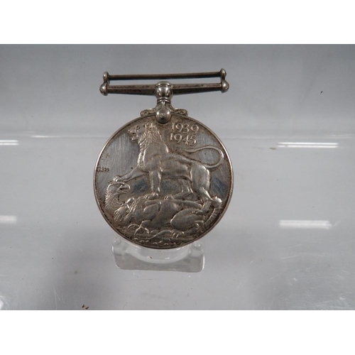 419 - A SILVER 1939 - 1945 WAR MEDAL