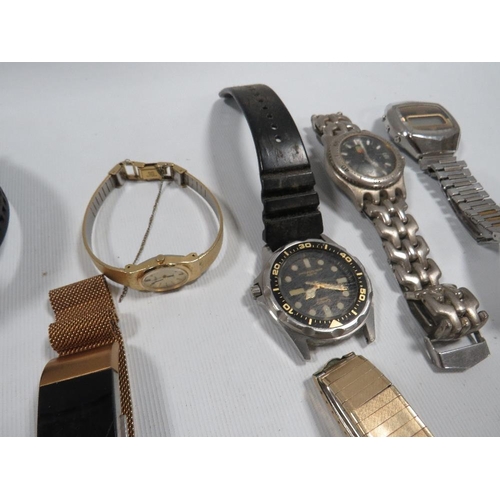 433 - A SELECTION OF WRIST AND POCKET WATCHES A/F