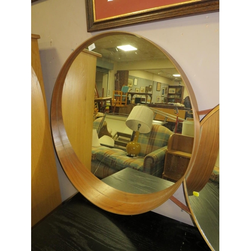 722 - TWO MODERN CIRCULAR MIRRORS