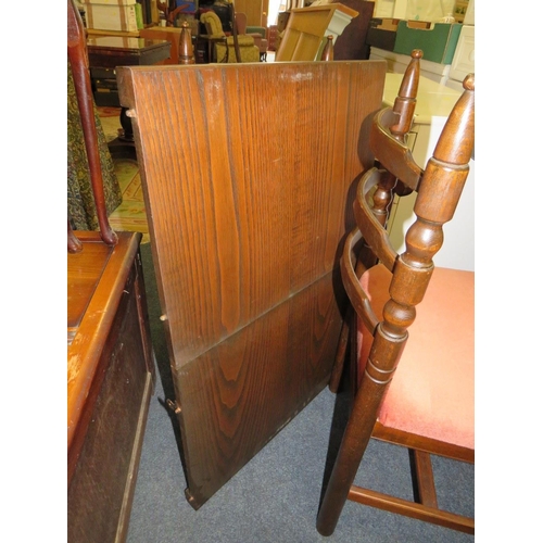 830 - A 'YOUNGER & SONS' DINING TABLE AND SIX CHAIRS