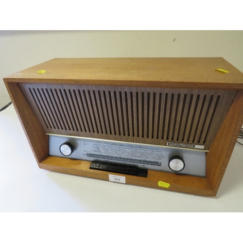 264 - A VINTAGE NORDMENDE RADIO