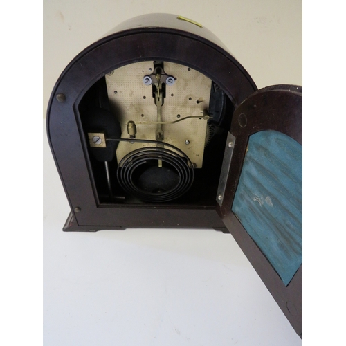 267 - A VINTAGE SMITHS ENFIELD BAKER LIGHT MANTLE CLOCK