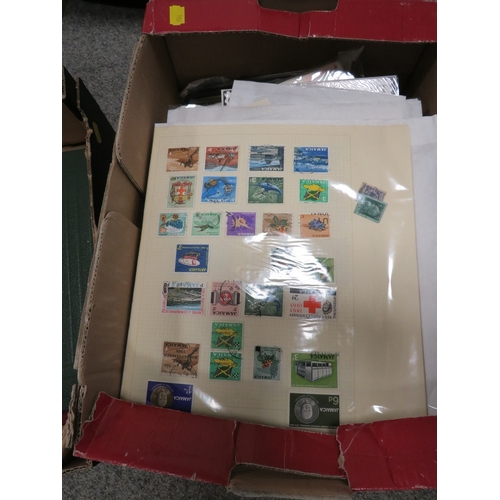 294 - THREE TRAYS OF ASSORTED STAMPS AND FIRST DAY COVERS, G.B IN VARIOUS REIGNS