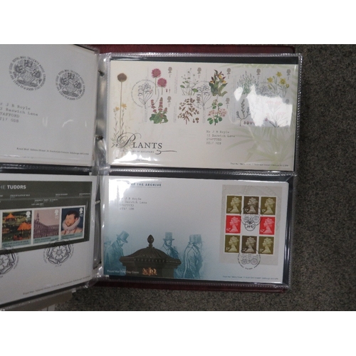 295 - ONE BOX OF ASSORTED STAMPS, FIRST DAY COVERS AND ALBUMS ETC