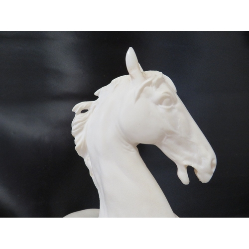 296 - TWO RESIN TYPE MODELS OF HORSES