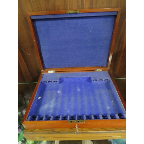 315 - TWO CASED CUTLERY BOXES