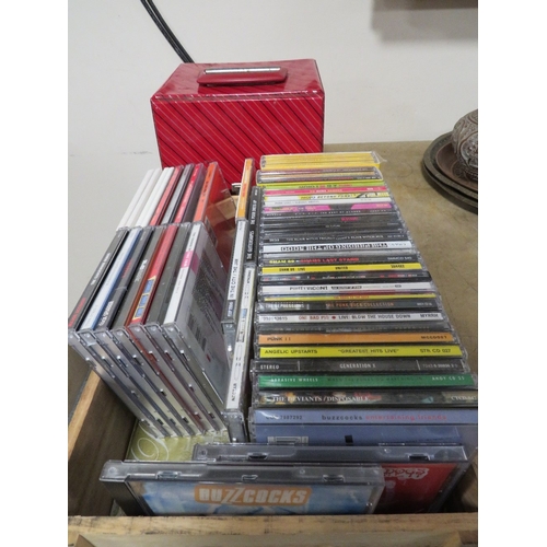 328 - COLLECTION OF PUNK CD'S AND SINGLE RECORDS