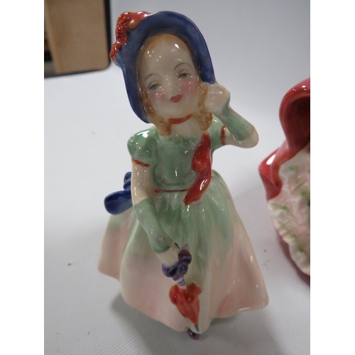 334 - THREE ROYAL DOULTON FIGURINES TO INCLUDE TOP O' THE HILL