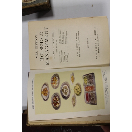 464 - THREE BOOKS CONSISTING OF 1899 JULY- DECEMBER PUNCH, MRS BEETONS COOK BOOK AND ROBINSON CRUSOE