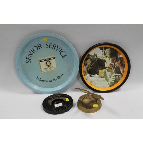 470 - A QUANTITY OF ADVERTISING COLLECTABLE'S TO INCLUDE A HOBSON BIRD MOTIF ASHTRAY, A COALBROOK DALE 177... 