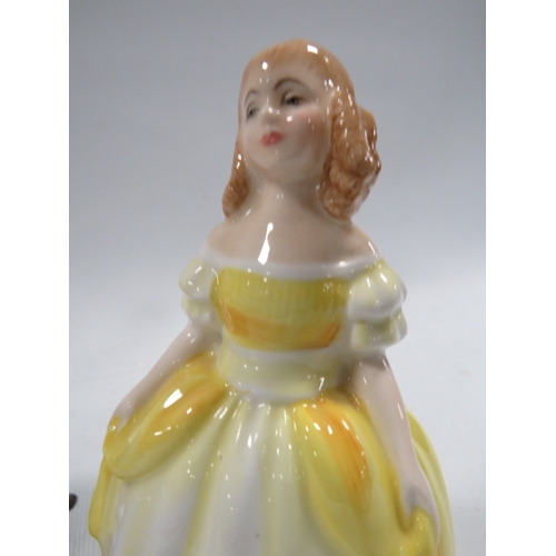 343 - THREE SMALL ROYAL DOULTON FIGURINES TO INCLUDE 