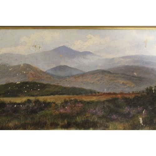 42 - TWO OIL ON CANVAS 19TH CENTURY LANDSCAPES A/F