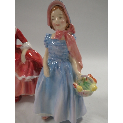 360 - FOUR SMALL ROYAL DOULTON FIGURINES TO INCLUDE 