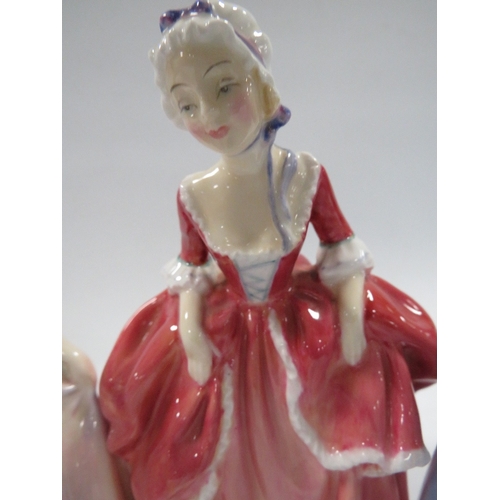 360 - FOUR SMALL ROYAL DOULTON FIGURINES TO INCLUDE 