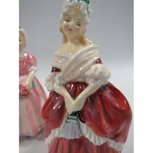 361 - FOUR SMALL ROYAL DOULTON FIGURINES TO INCLUDE 