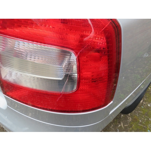 602 - A 2012 SILVER 1.6L DIESEL SKODA OCTAVIA 'BK12 ZLN', LOG BOOK, ONE KEY, CURRENTLY SORN, MILEAGE AS LA... 