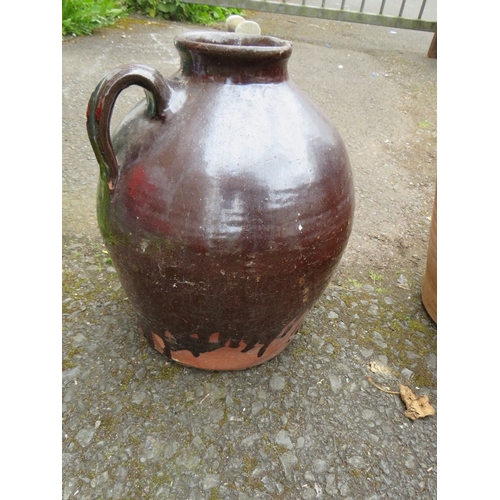 625 - A SELECTION OF FOUR TERRACOTTA GARDEN URNS