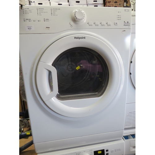 633 - A HOTPOINT AQUARIUS TUMBLE DRYER