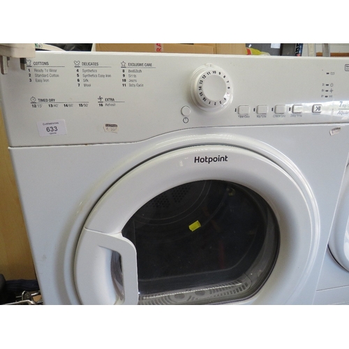 633 - A HOTPOINT AQUARIUS TUMBLE DRYER