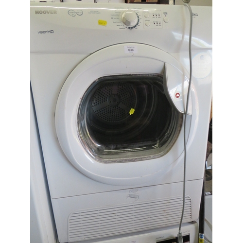 634 - A HOOVER VISION 8KG TUMBLE DRYER