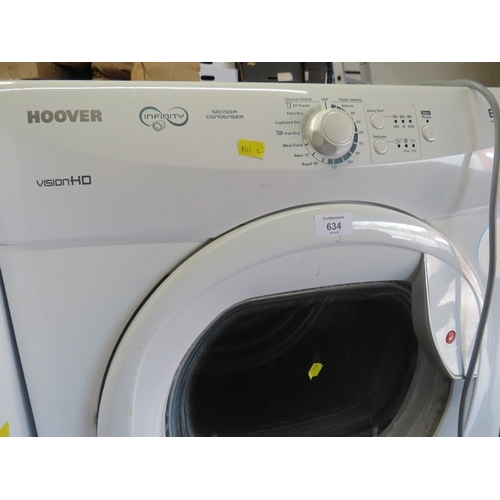 634 - A HOOVER VISION 8KG TUMBLE DRYER