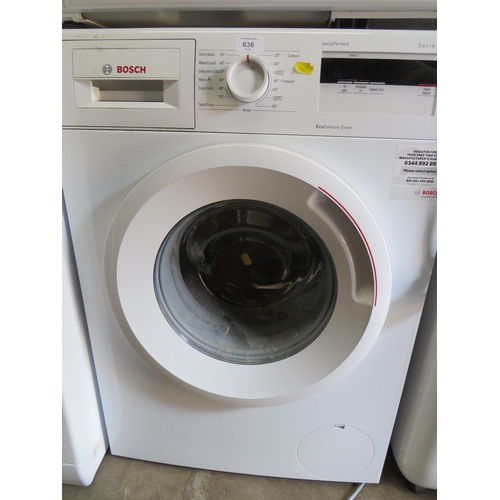 636 - A BOSCH ECO WASHER