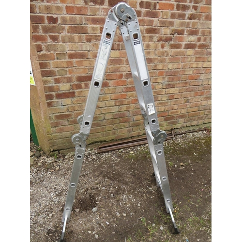 643 - A FOLDING MULTI-FUNCTIONAL ALUMINIUM LADDER