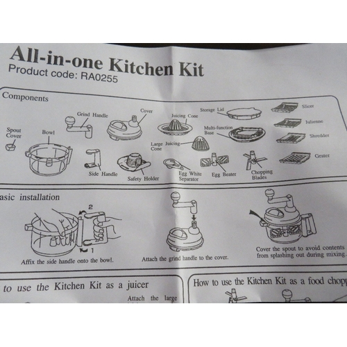 655 - A QUANTITY OF TWELVE BOXED HAND FOOD PROCESSORS