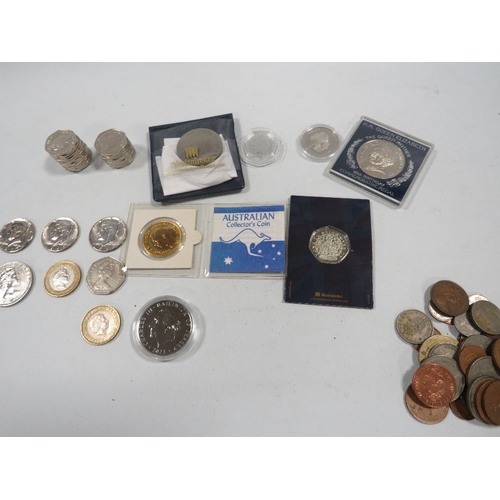 484 - A SMALL QUANTITY OF MODERN BRITISH COLLECTORS COINS