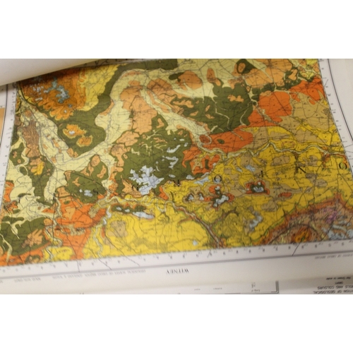 17 - A QUANTITY OF ORDNANCE SURVEY GEOLOGICAL MAPS