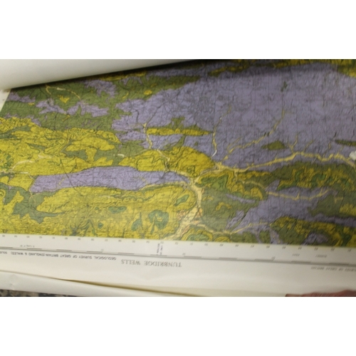 17 - A QUANTITY OF ORDNANCE SURVEY GEOLOGICAL MAPS