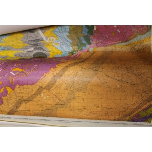 17 - A QUANTITY OF ORDNANCE SURVEY GEOLOGICAL MAPS