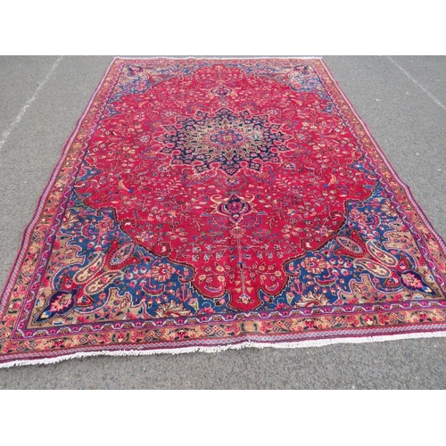 846 - AN ORIENTAL RUG - 330 X 225 CM